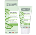 Crème hydratante jour BAZARS COSMETIQUES Evoluderm pour peaux normales à mixtes, texture légère et nourrissante.