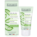 Crème hydratante jour BAZARS COSMETIQUES Evoluderm pour peaux normales à mixtes, texture légère et nourrissante.