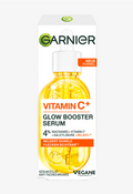 Sérum visage Garnier Skin Active Vitamine C pour l’éclat et la réduction des taches, flacon avec pipette, visible en image.