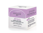 Crème anti-âge Byphasse au rétinol pour la fermeté et l'hydratation, 50 ml, visible dans le pot avec texture crémeuse.