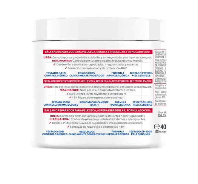 Crème Mixa Cica Réparation pour peau très sèche et rugueuse, visage, corps et mains, hypoallergénique, 400ml