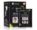 Shampoing coloration capillaire noir Dexe de BAZARS COSMETIQUES, teinture rapide en 5 minutes pour cheveux noirs.
