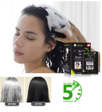 Shampoing coloration capillaire noir Dexe de BAZARS COSMETIQUES, teinture rapide pour cheveux en 5 minutes, application facile.