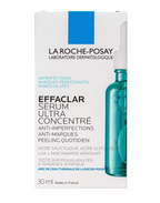 Sérum visage La Roche-Posay Effaclar Ultra Concentré pour imperfections, flacon avec pipette, visible en image.