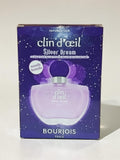 Flacon d'Eau de Toilette Bourjois Paris CLIN D’ŒIL Silver Dream 75 ml pour femme, avec design élégant et spray.